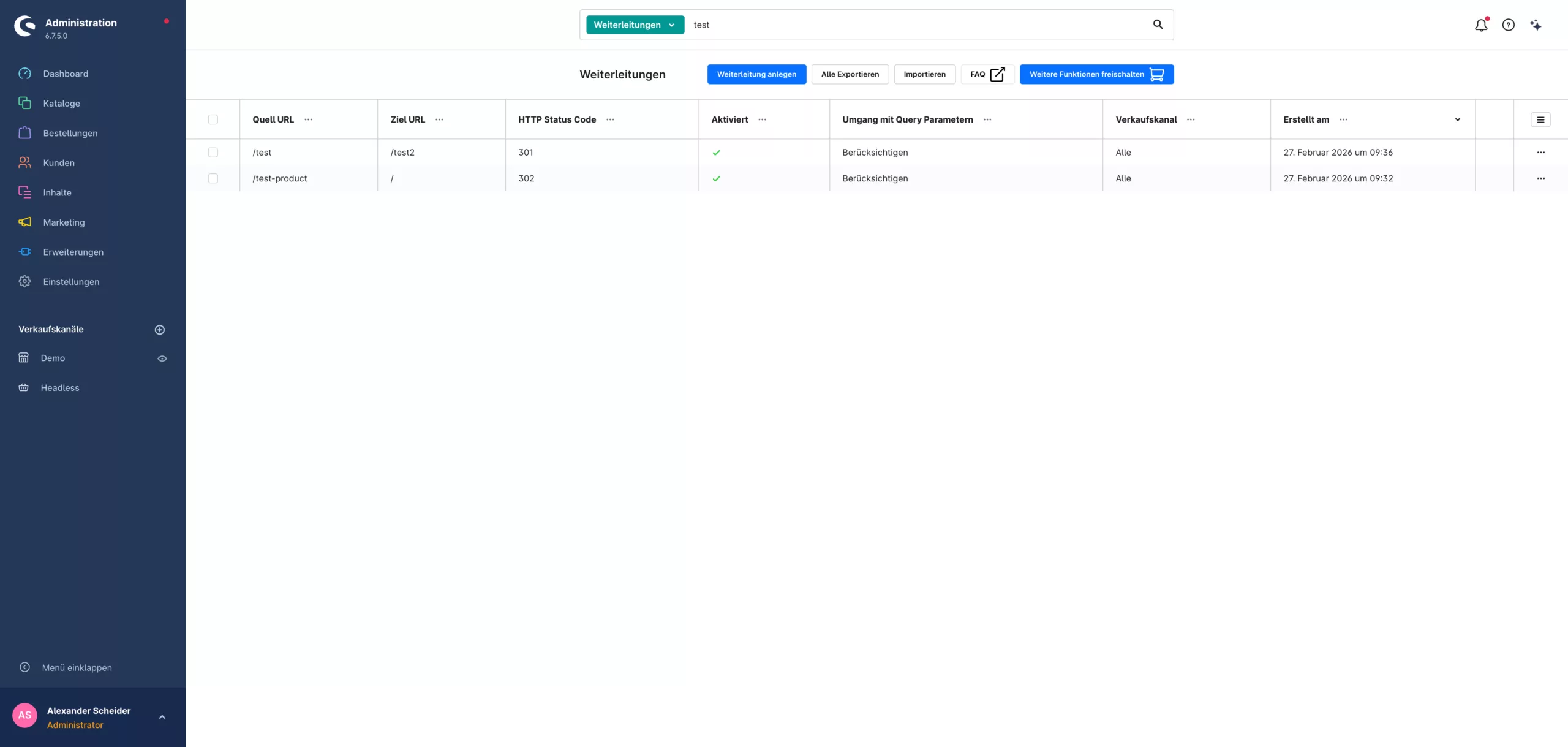 SEO Redirect Premium Funktion